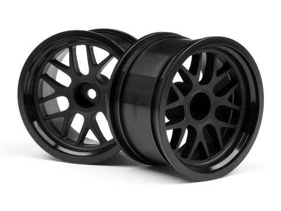 BBS Spoke Wheel 48X31mm Black (9mm Offset/2pcs) - Race Dawg RC