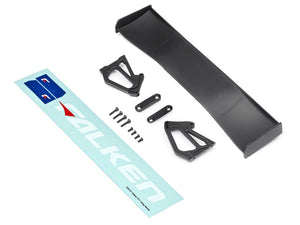 GT Wing Set (Type F / 10th Scale / Black) - Race Dawg RC