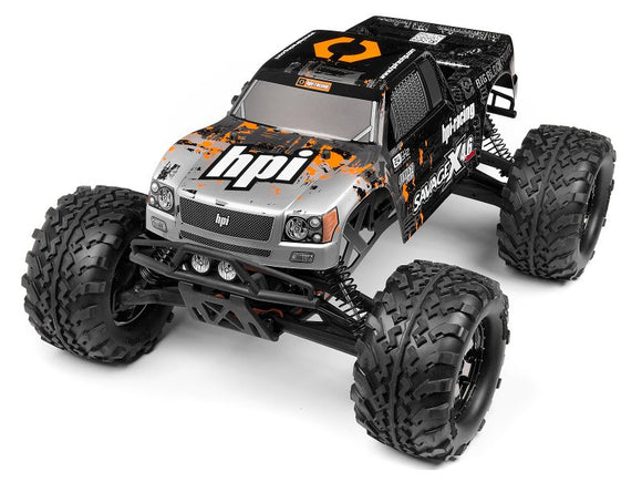 Nitro GT-3 Truck Painted Body (Silver/Black) - Race Dawg RC
