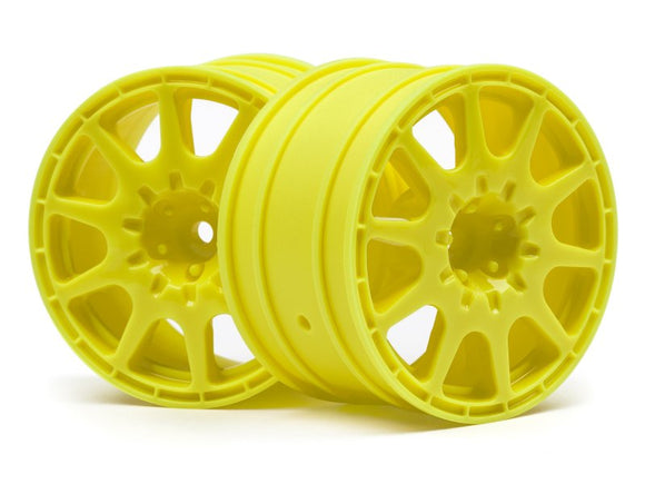 WR8 Method Rallycross Wheel 35mm Yellow (2pcs) - Race Dawg RC