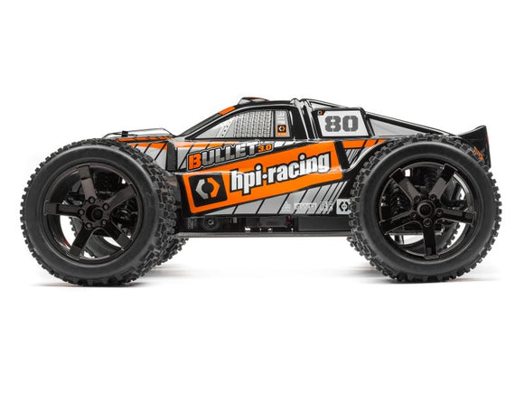 Trimmed And Painted Bullet 3.0 ST Body (Black) - Race Dawg RC