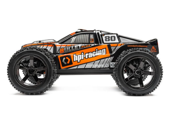 Trimmed And Painted Bullet Flux ST Body (Black) - Race Dawg RC