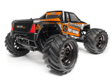 Trimmed And Painted Bullet Flux MT Body (Black) - Race Dawg RC