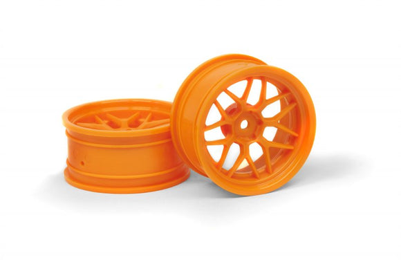 Tech 7 Wheel Orange (6mm/2pcs) - Race Dawg RC