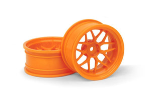 Tech 7 Wheel Orange (9mm/2pcs) - Race Dawg RC
