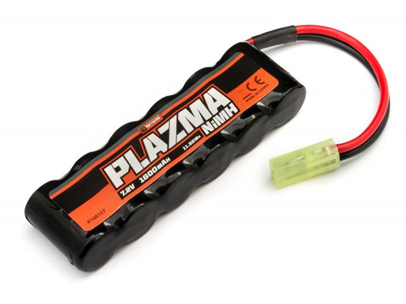 Plazma 7.2V 1600mAh NiMH Mini Stick Battery Pack - Race Dawg RC