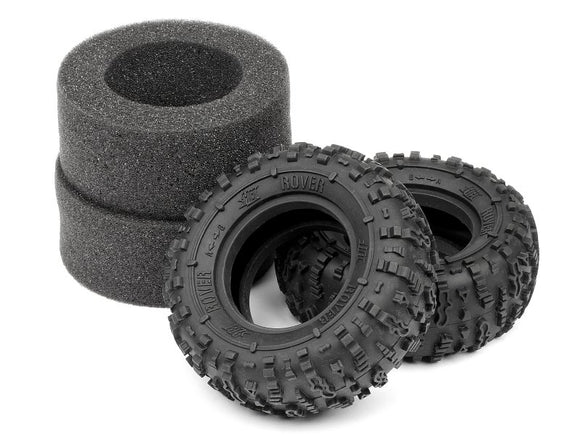 Rover 1.9 Tire (Red/Rock Crawler/2pcs) - Race Dawg RC
