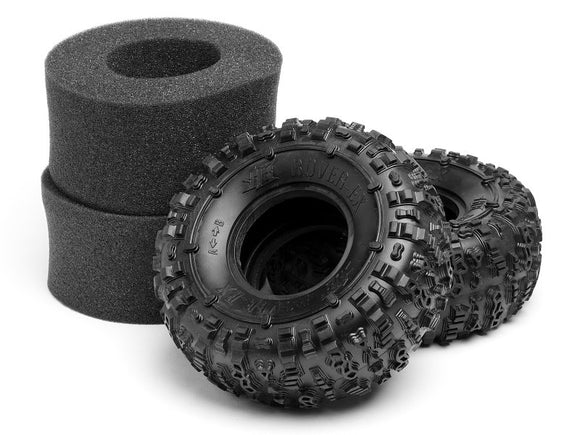 Rover-EX Tire (Pink/Rock Crawler/2pcs) - Race Dawg RC