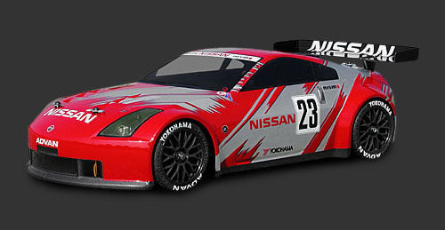 Nissan 350Z Nismo GT Body 190mm WB255mm - Race Dawg RC