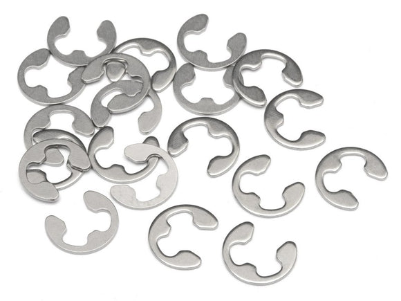E Clip E-4HD (20pcs) Stainless Steel - Race Dawg RC