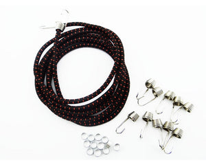1/10 Scale Black/Red Bungee Cord Kit - Race Dawg RC