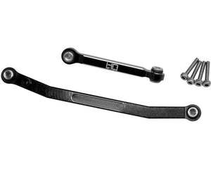 Black Aluminum Fix Link Tight Tolerance Steering Rod, SCX24 - Race Dawg RC