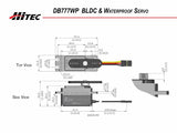 DB777WP 32-Bit MCU, Low Profile Waterproof Servo - Race Dawg RC