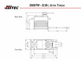D950TW 32bit, Wide Voltage, Ultra Torque, Titanium Gear - Race Dawg RC