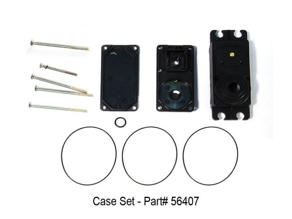 Plastic/Aluminum Case Set for HS-7950TH - Race Dawg RC