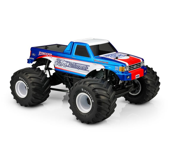1989 Ford F-250 Monster Truck Body w/ Racerback - Race Dawg RC