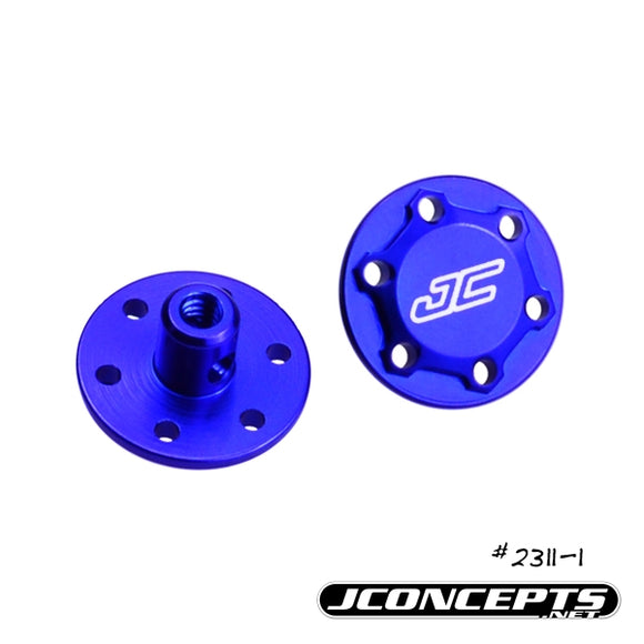 RC10 Finnisher Wing Buttons Blue - Race Dawg RC