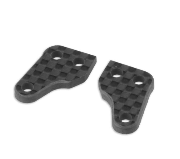 B74 / B74.1 Carbon Fiber Left & Right Steering Arms, Chamfe - Race Dawg RC