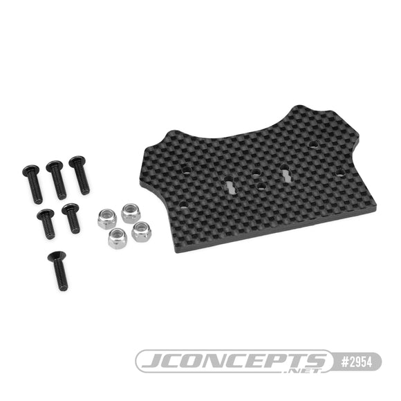F2 Truggy Body Mount Adaptor, Carbon Fiber, for HB D8T Evo 3 - Race Dawg RC