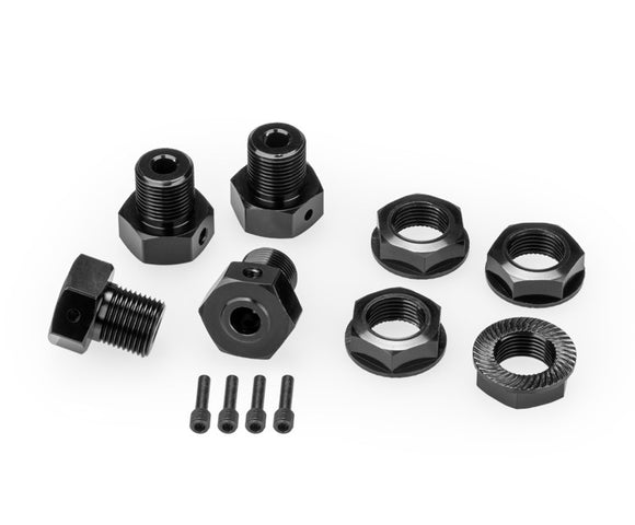 17mm Hex Axle Kit ,Black, for Losi LMT, 4pcs - Race Dawg RC