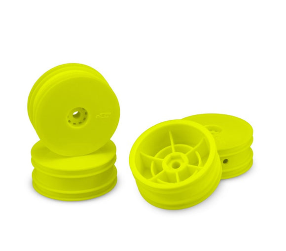 Mono - Losi Mini-B Front Wheel - (Yellow) - 4pc - Race Dawg RC