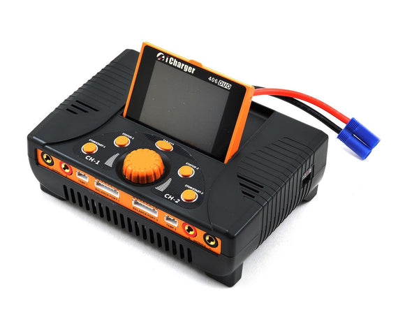 Junsi iCharger 406DUO Lilo/LiPo/Life/NiMH/NiCD DC Battery Charger (6S/40A/1400W) - Race Dawg RC