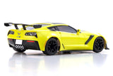Kyosho - Mini-Z RWD Chevrolet Corvette ZR1, Corvette Racing Yellow, w/ LED - Race Dawg RC