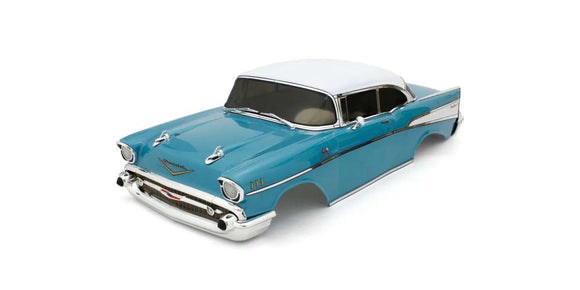 1957 Chevy Bel Air Coupe Tropical Turquoise Decoration - Race Dawg RC