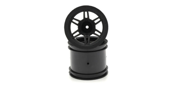 Wheel, for Rage 2.0, Black, 2pcs - Race Dawg RC