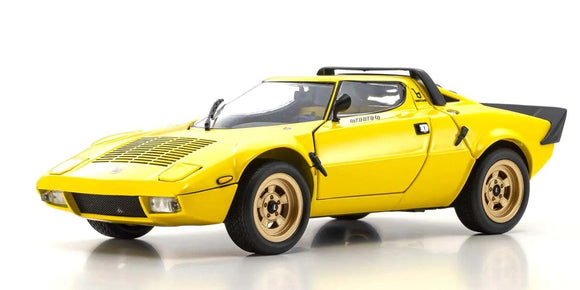 1/18 Scale Lancia Stratos HF, Yellow - Race Dawg RC
