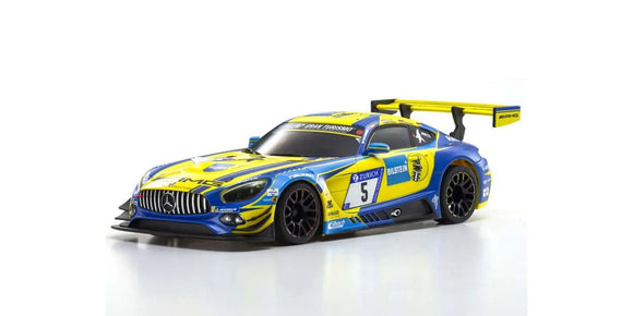 ASC MR03W-MM Mercedes-AMG GT3 Blue/Yellow Body - Race Dawg RC