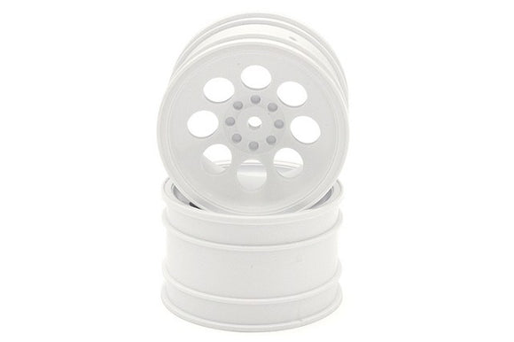 8Hole Wheel 50mm White (2pc) Optima - Race Dawg RC