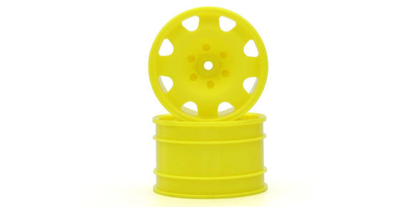 8SP Wheel 50mm (Yellow/2pcs/ Optima Mid) - Race Dawg RC