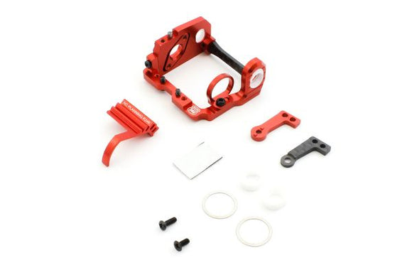 MML Motor Mount for MR-03/ HB98mm, Red - Race Dawg RC