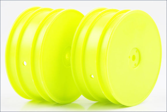 4WD Front Wheel 2.2 Yellow (2) - Race Dawg RC