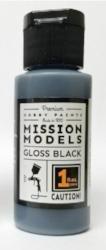 Acrylic Model Paint 1oz Bottle, Gloss Black Base for - Race Dawg RC