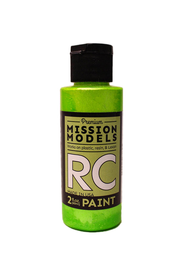 RC Paint 2 oz bottle Pearl Lime - Race Dawg RC