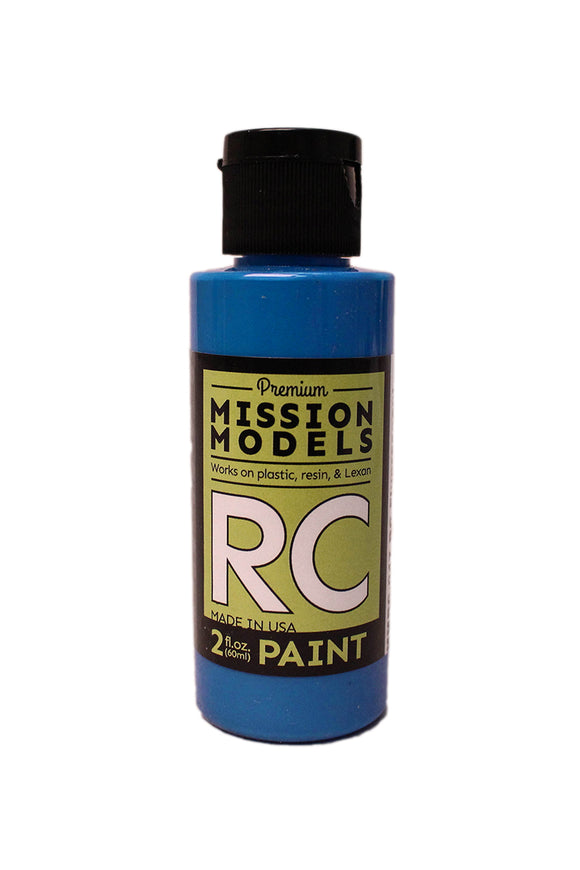 RC Paint 2 oz bottle Fluorescent Racing Blue - Race Dawg RC