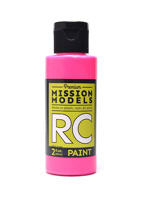 RC Paint 2 oz bottle Fluorescent Racing Pink - Race Dawg RC