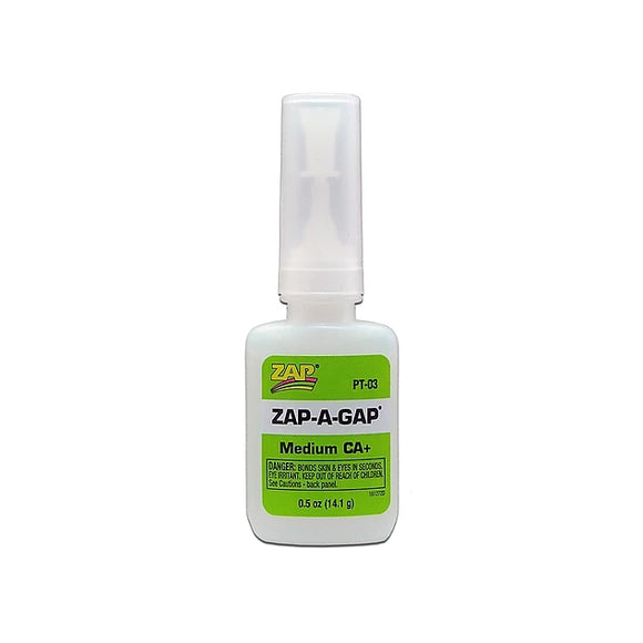 Zap-A-Gap CA+ Glue 1/2oz - Race Dawg RC