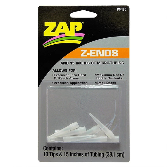 Zap Z-Ends (10) & Teflon Tubing - Race Dawg RC