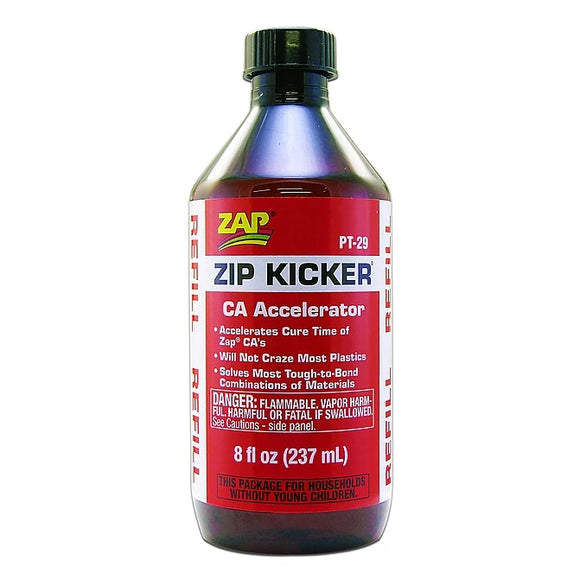 Zap Zip Kicker Refill 8oz Bottle - Race Dawg RC