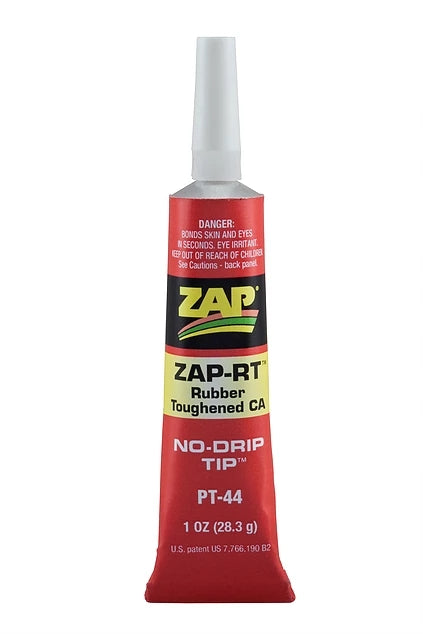 Zap-RT Rubber Toughened CA 1oz Tube - Race Dawg RC