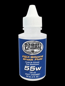 PBX Shock Fluid, 55W - 725 cSt 2fl.oz. Bottle - Race Dawg RC