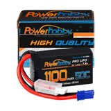 2S 1100mAh 50C LiPo Battery w/ EC2 Plug: Losi Mini-T/B, JRX2 - Race Dawg RC