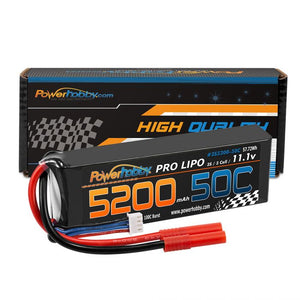 3S 11.1V 5200mAh 50C LiPo Battery w/ RedCAT 4.0mm Plug - Race Dawg RC