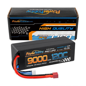 4S 15.2V 9000mAh 120C Graphene LiPo Battery w/ Deans Plug - Race Dawg RC