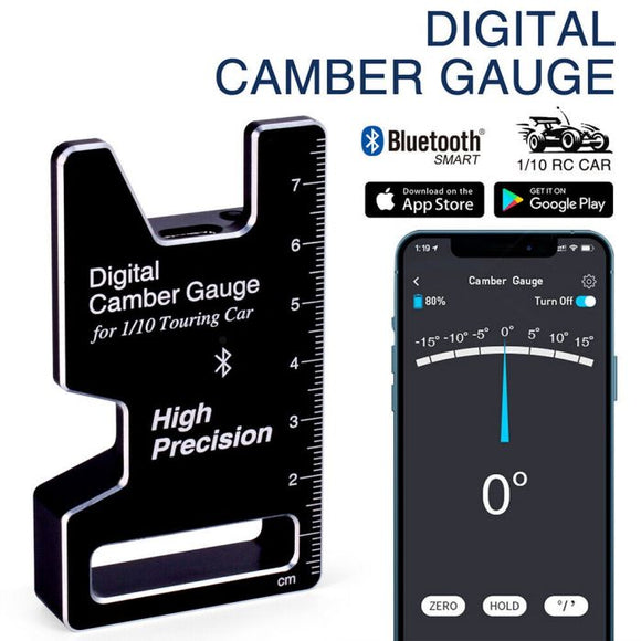 Digital Bluetooth Camber Gauge - Race Dawg RC