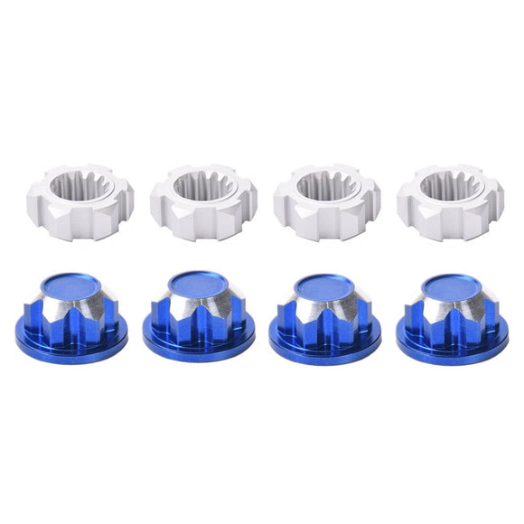 24mm Wheel Adapters & 17mm Wheel Nuts,for X-Maxx 4x4 - Race Dawg RC