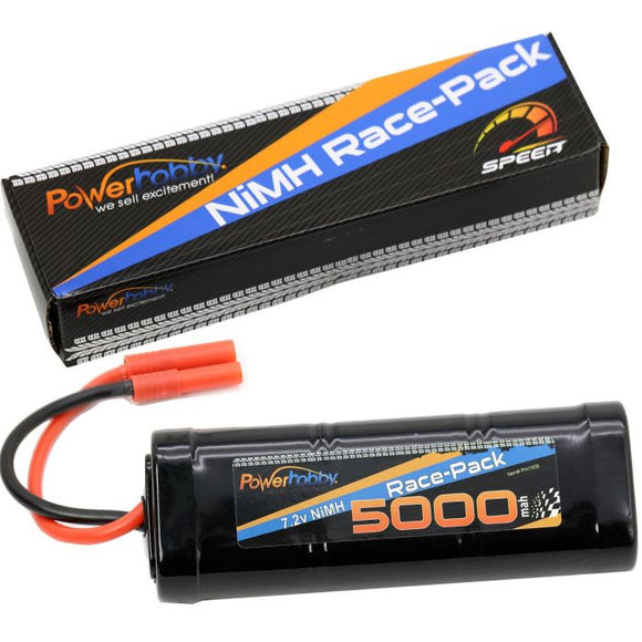 7.2V 6-Cell 5000mAh NiMH Flat Battery Pack w/RedCat 4.0 Plug - Race Dawg RC